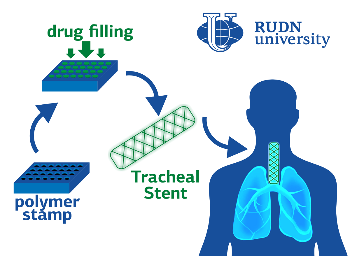 Исследователи РУДН создали лекарственное покрытие для легочного стента